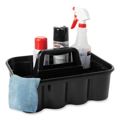 BLACK PLASTIC CARRY CADDY ( 3154 ) - Jax All Clean Janitorial & Bui