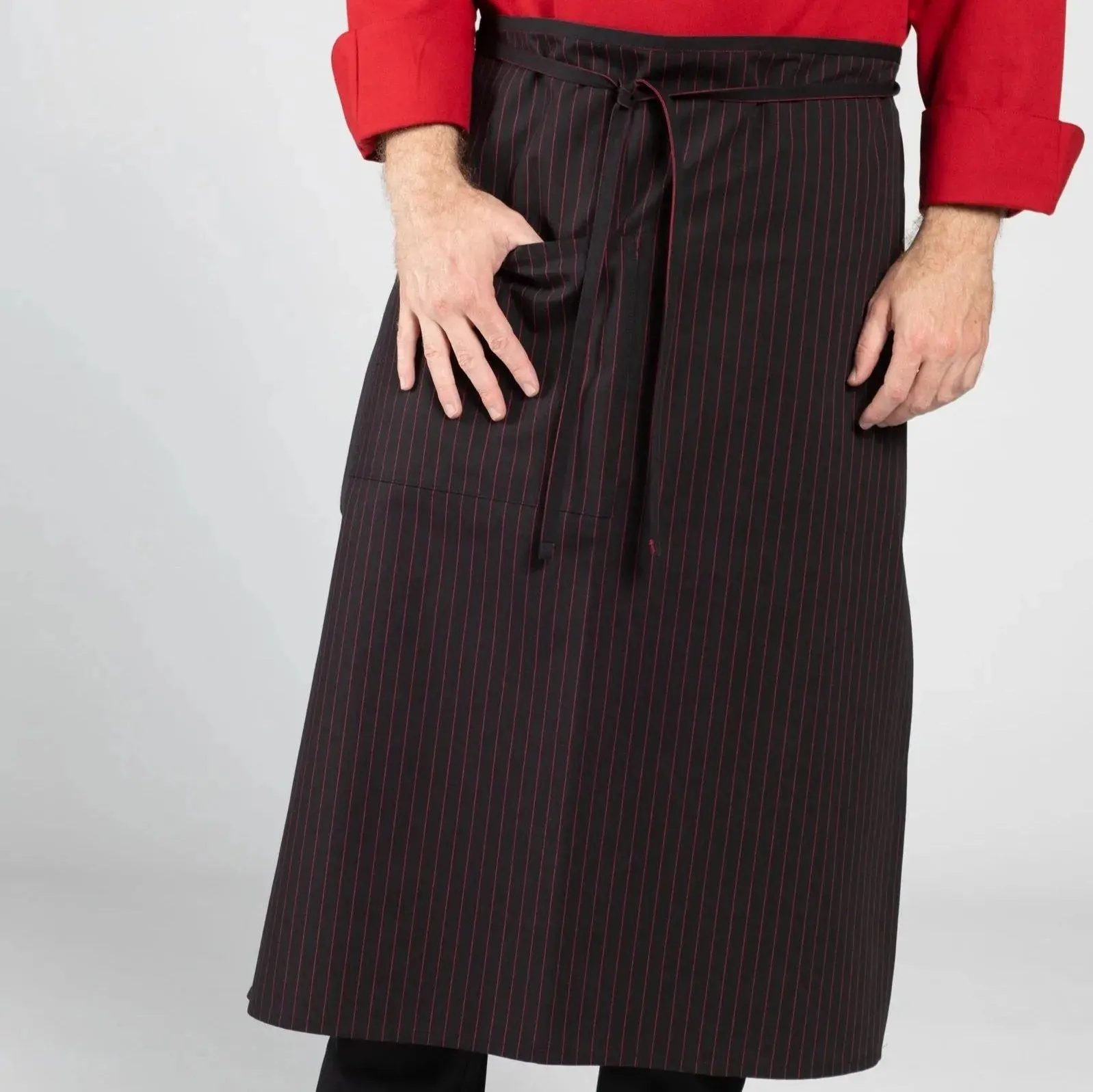Twill Cotton Blend Full Bistro Aprons with one Pocket - Jax All Clean Janitorial & Bui