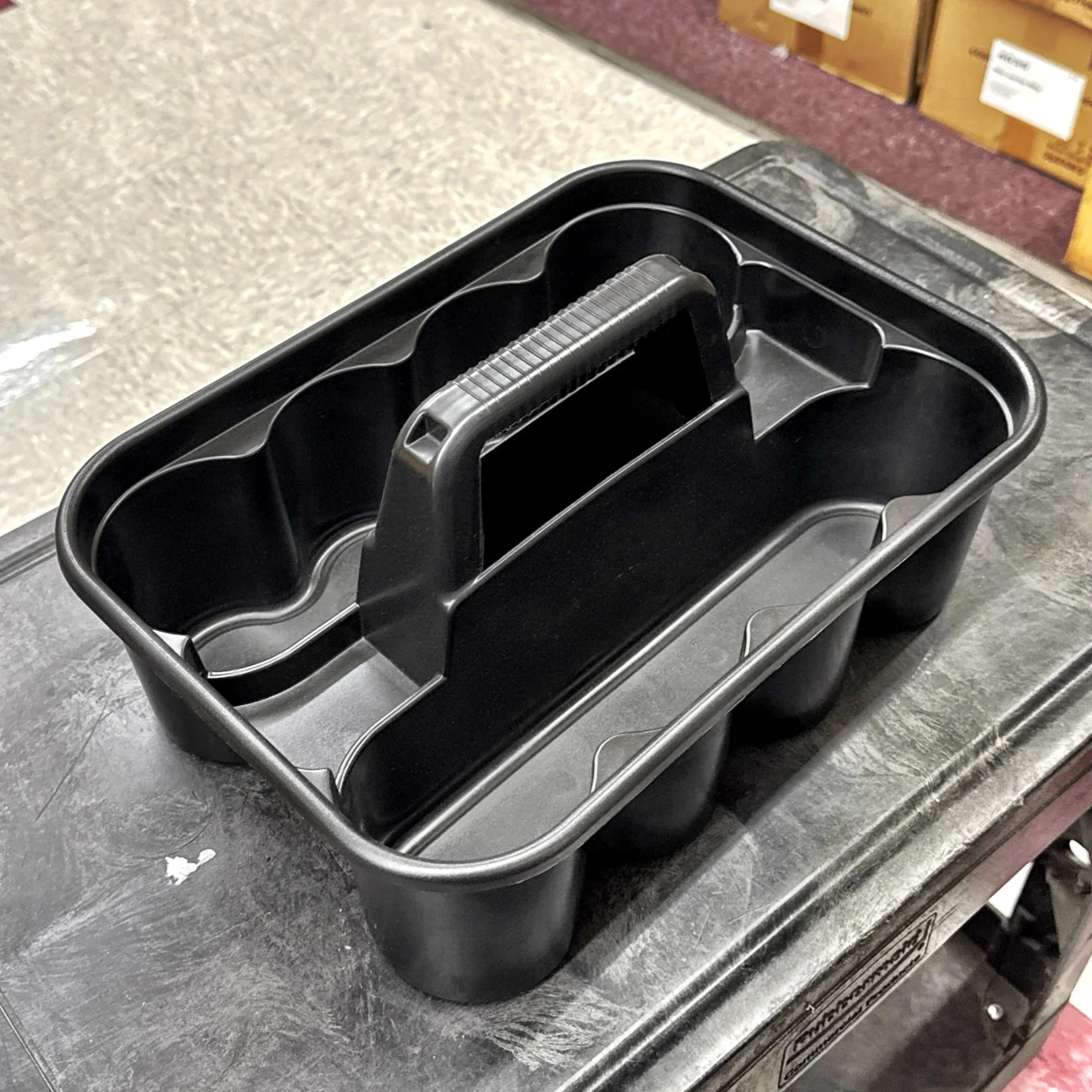BLACK PLASTIC CARRY CADDY ( 3154 ) - Jax All Clean Janitorial & Bui
