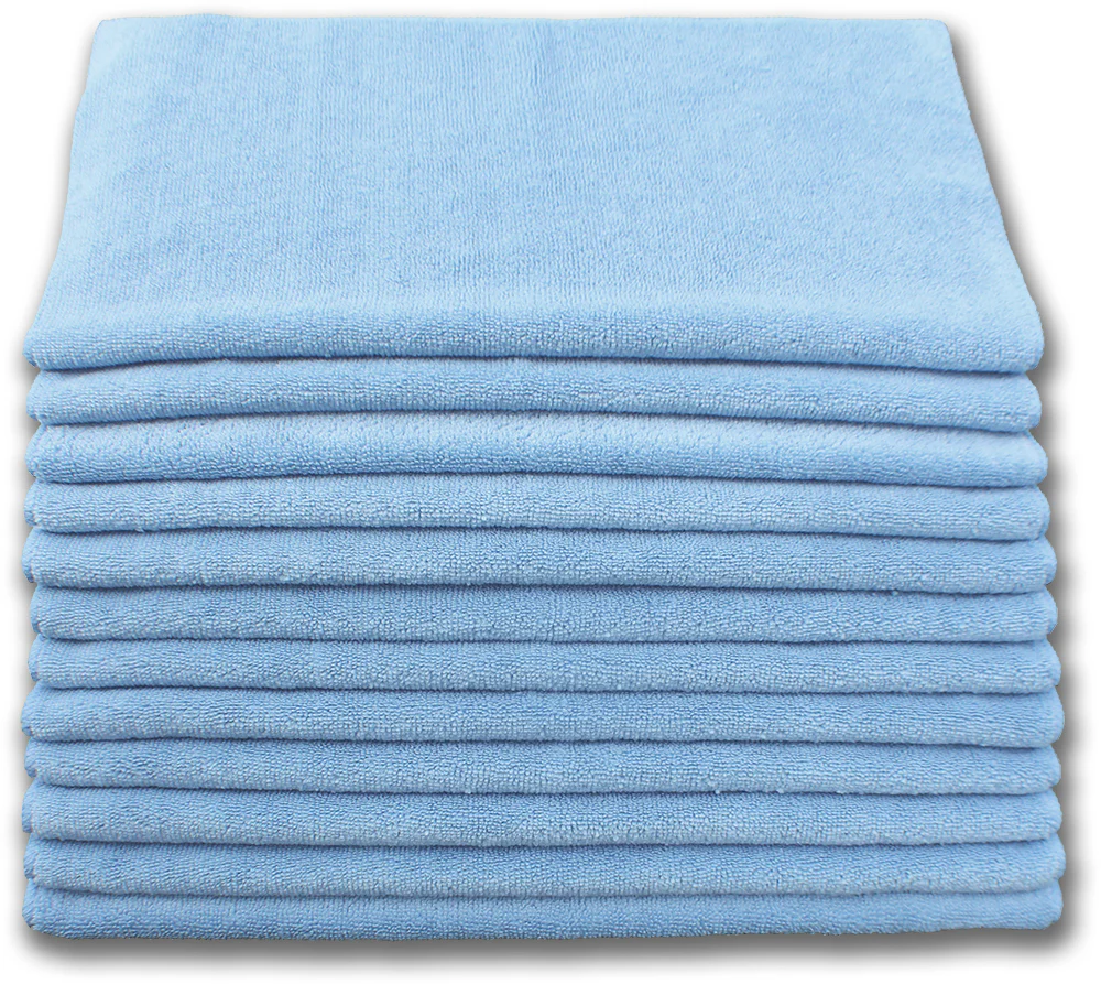 Microfiber Cleaning Cloths - Terry 12
