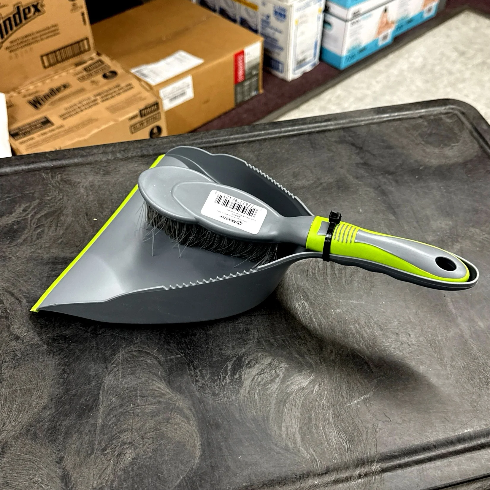 MaxiRough® Brush and Dust Pan Combo - Jax All Clean Janitorial & Bui