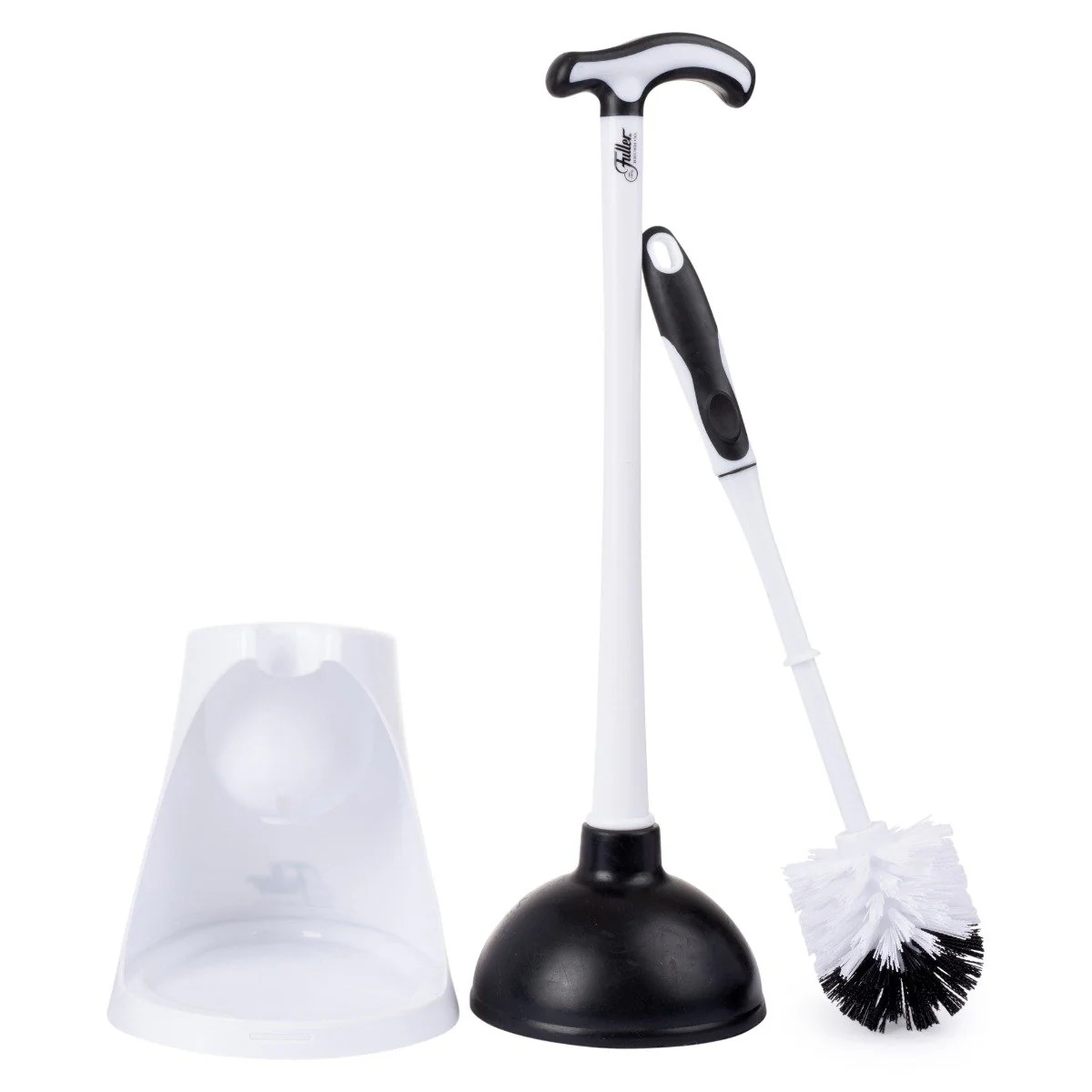 Premium Toilet Bowl Brush & Plunger in Caddy Set - Jax All Clean Janitorial & Bui