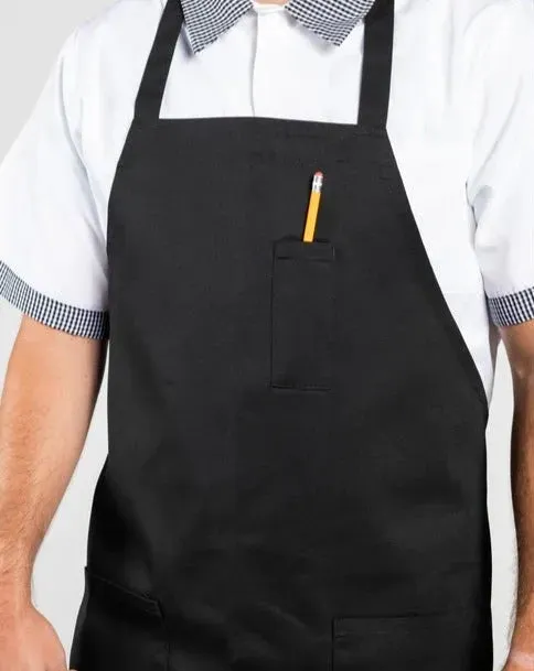 Cotton Blend Classic Twill Bib Aprons - Jax All Clean Janitorial & Bui