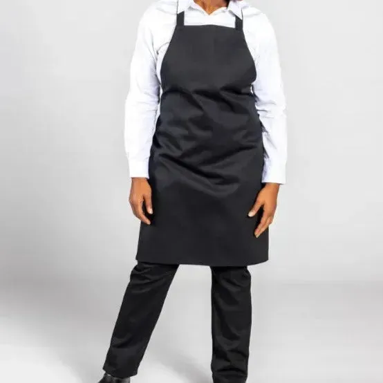 Classic Twill Cotton Blend Mid Length Bib Aprons - Jax All Clean Janitorial & Bui