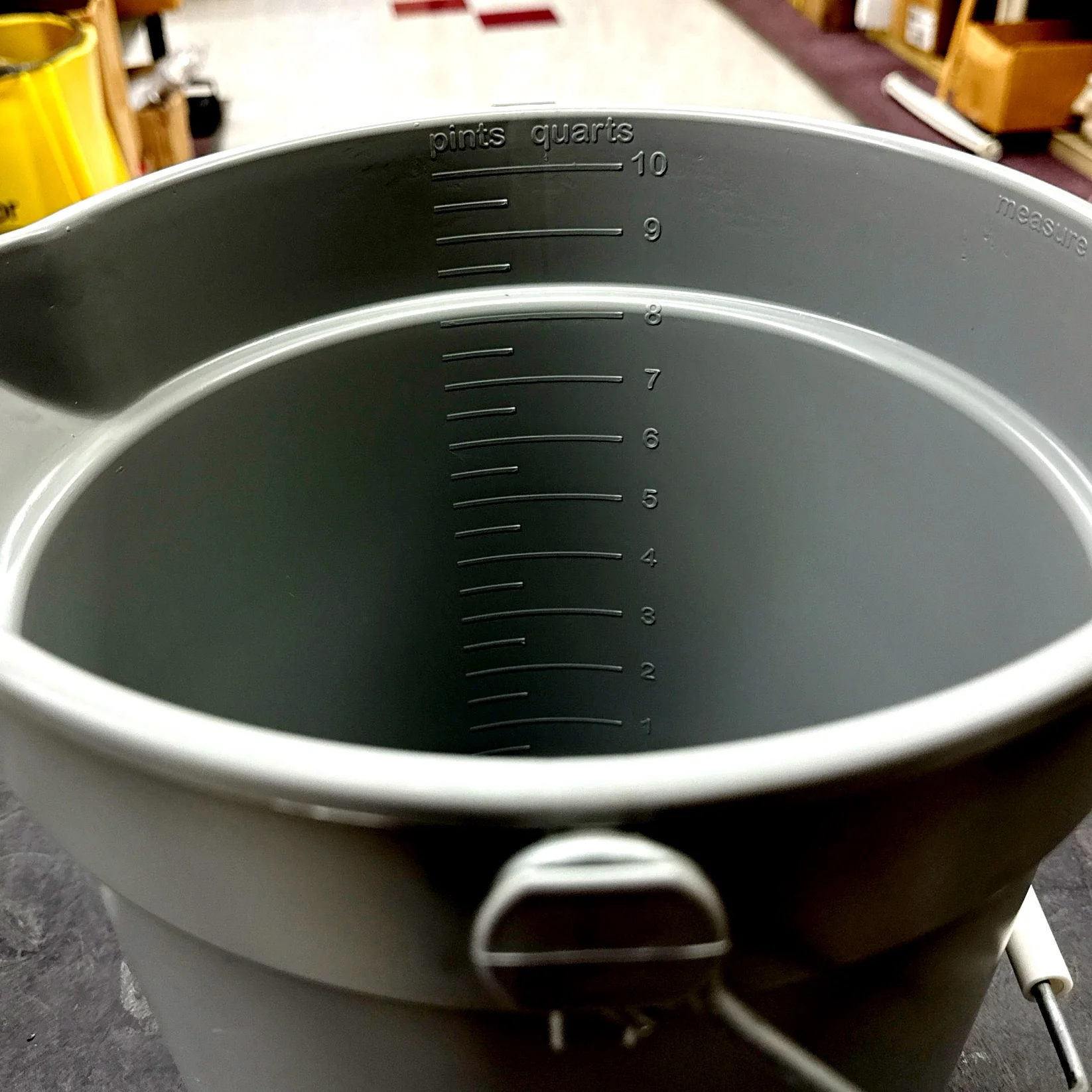 10 QT GRAY PLASTIC BUCKET / PAIL - Jax All Clean Janitorial & Bui