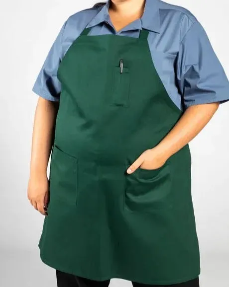 Cotton Blend Classic Twill Bib Aprons - Jax All Clean Janitorial & Bui