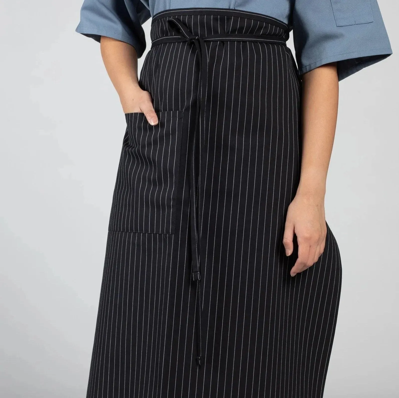 Twill Cotton Blend Full Bistro Aprons with one Pocket - Jax All Clean Janitorial & Bui