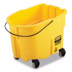 YELLOW RUBBERMAID 7570-88 WaveBrake 2.0 Mop Bucket, 8.75 gal (35 QT) - Jax All Clean Janitorial & Bui