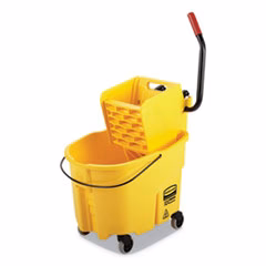WAVEBRAKE 2.0 BUCKET & SIDE PRESS WRINGER COMBO YELLOW - Jax All Clean Janitorial & Bui
