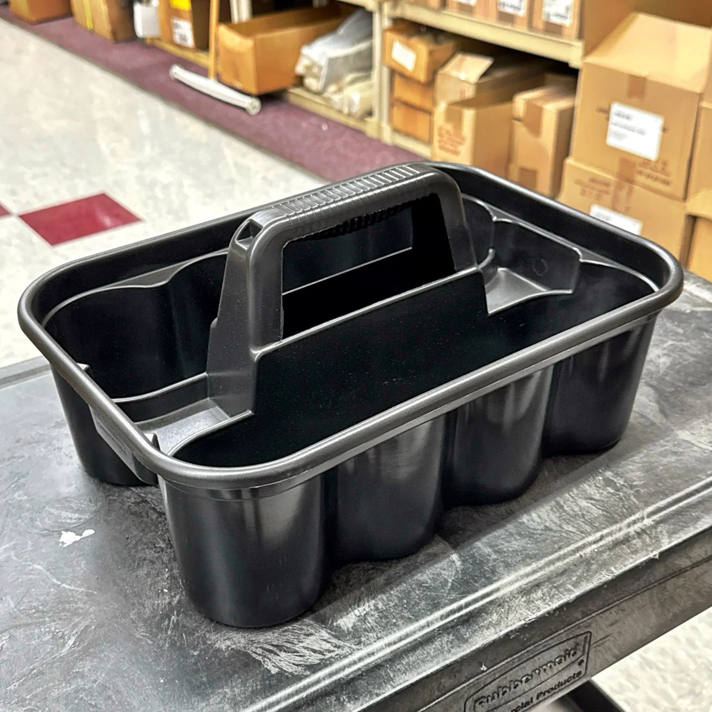 BLACK PLASTIC CARRY CADDY ( 3154 ) - Jax All Clean Janitorial & Bui
